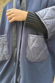 Soft Tech Jersey Puff Jacket Navy